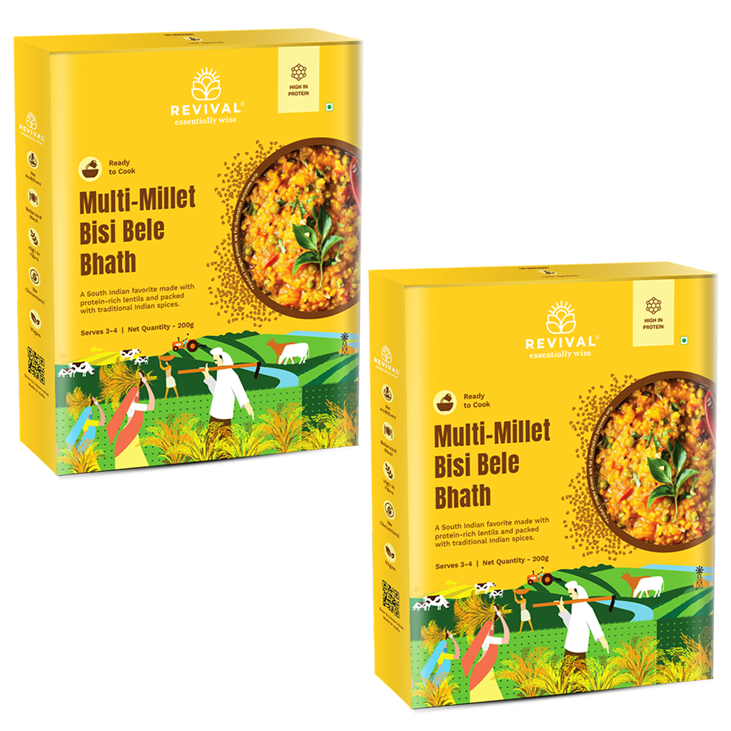 Multi-Millet Bisi Bele Bhath Pack Of 2