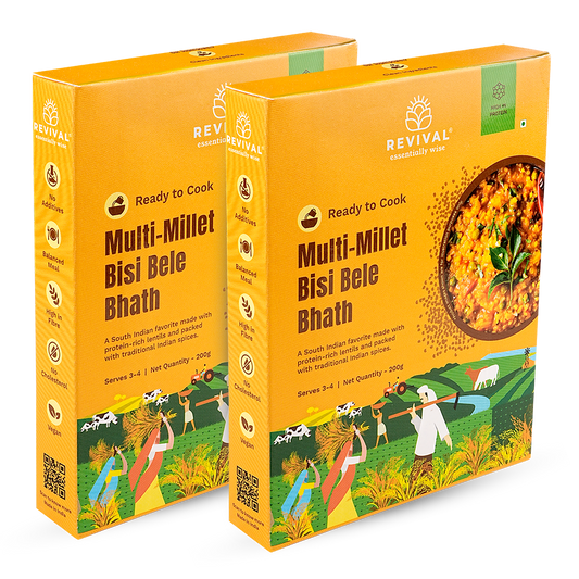 Multi-Millet Bisi Bele Bhath Pack Of 2