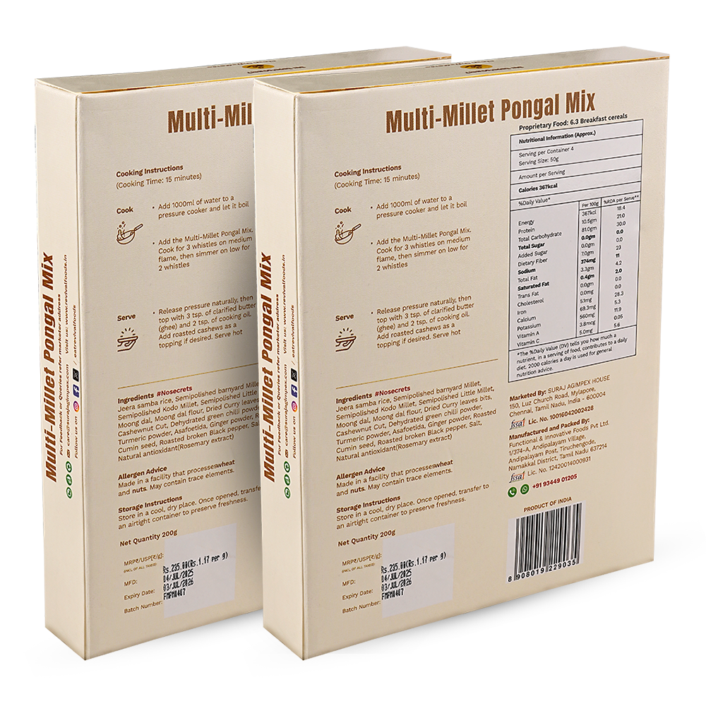 Multi-Millet Pongal Mix Pack Of 2