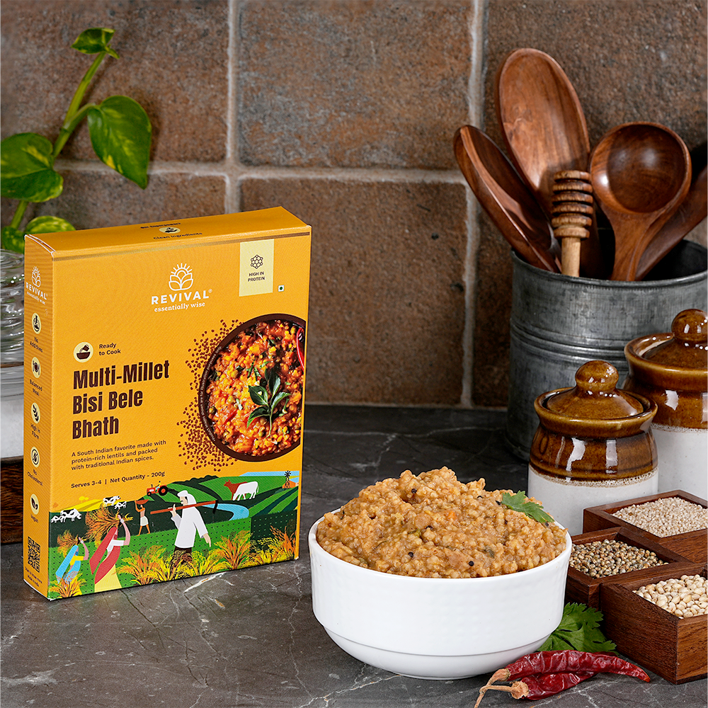 Ek Dum - Biryani Mix with Multi-Millet Bisi Bele Bhath
