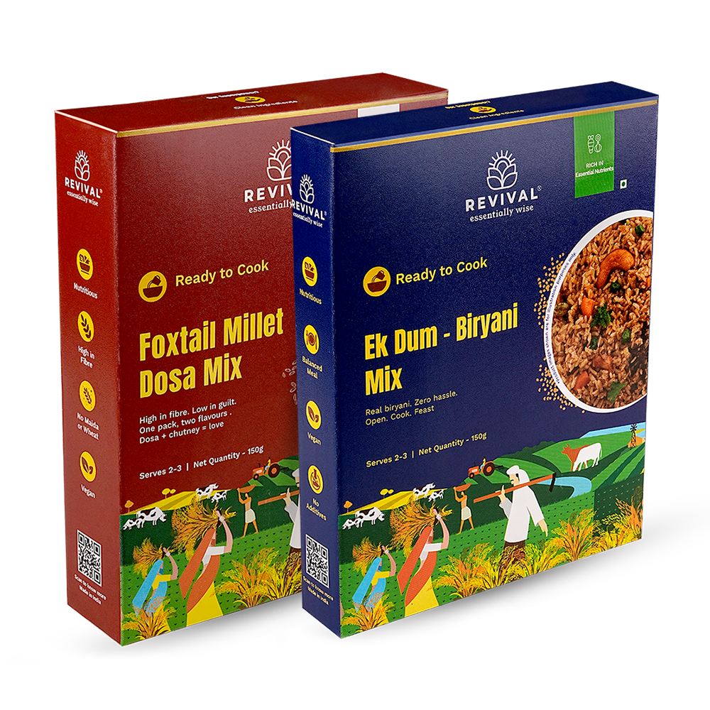 Ek Dum - Biryani Mix with Foxtail Millet Dosa Mix