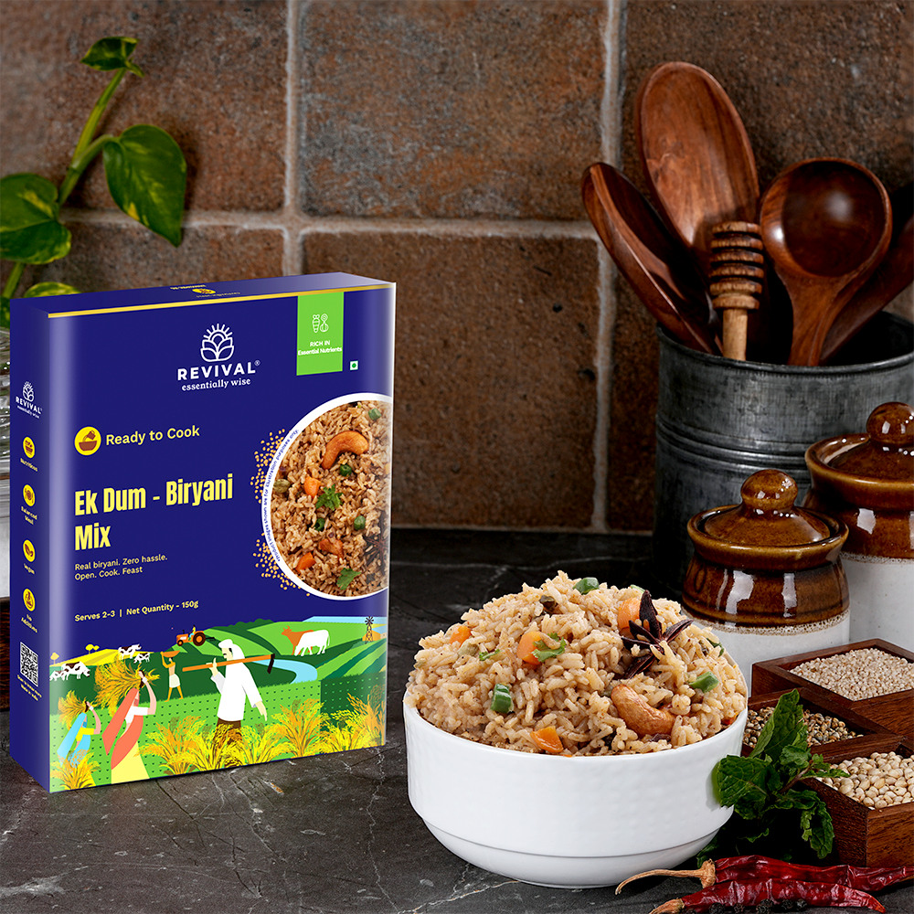 Ek Dum - Biryani Mix with Foxtail Millet Dosa Mix
