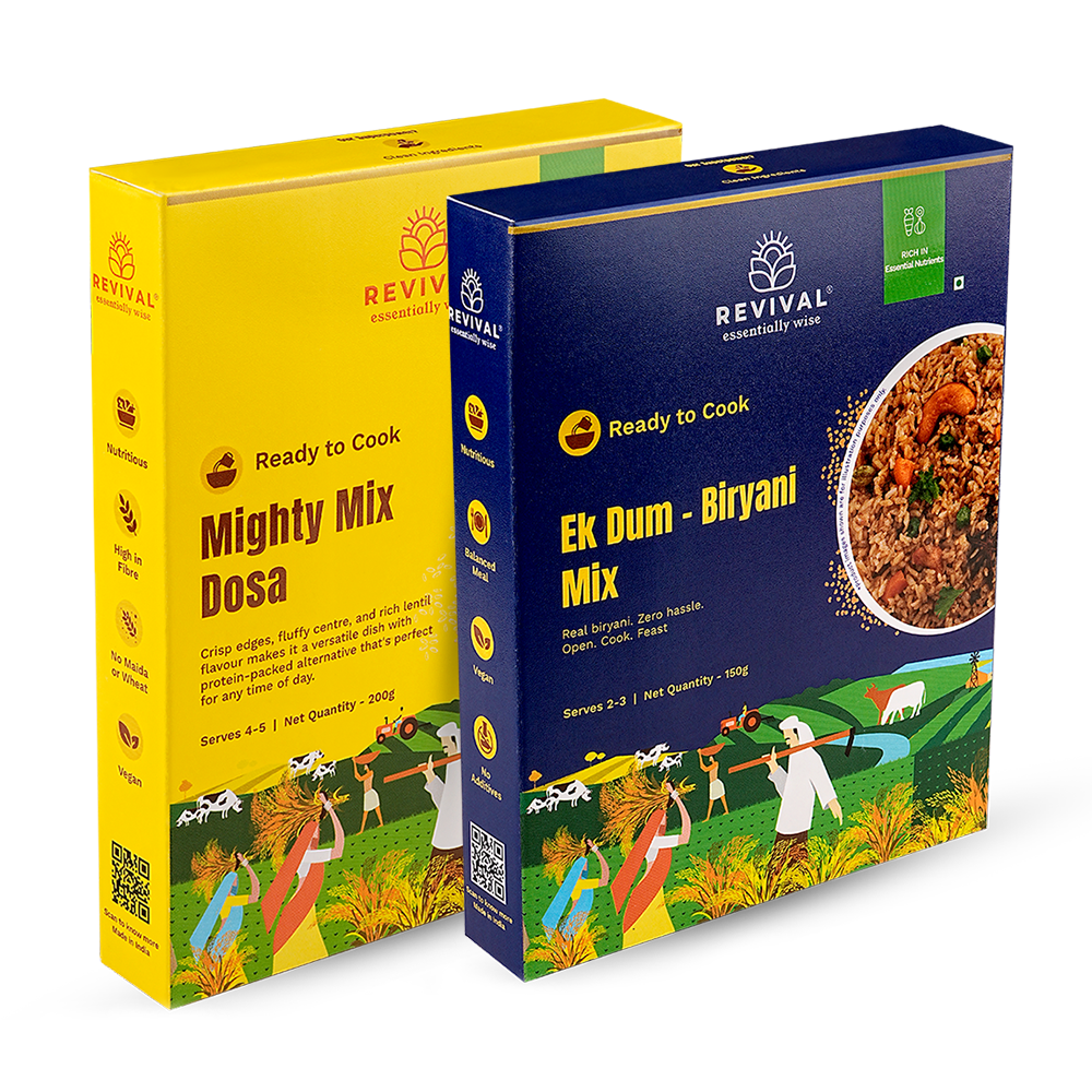 Ek Dum - Biryani Mix with Mighty Mix Dosa