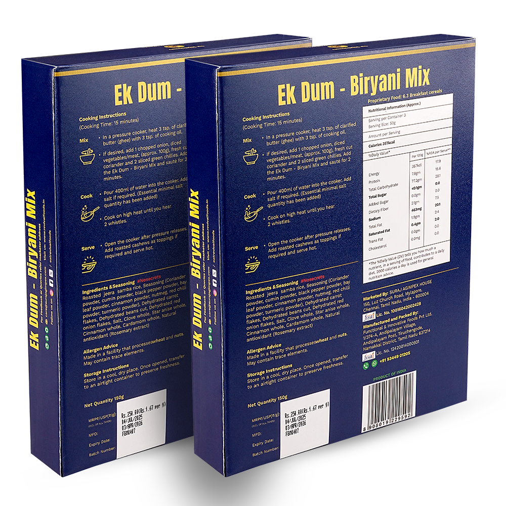 Ek Dum - Biryani Mix Pack of 2