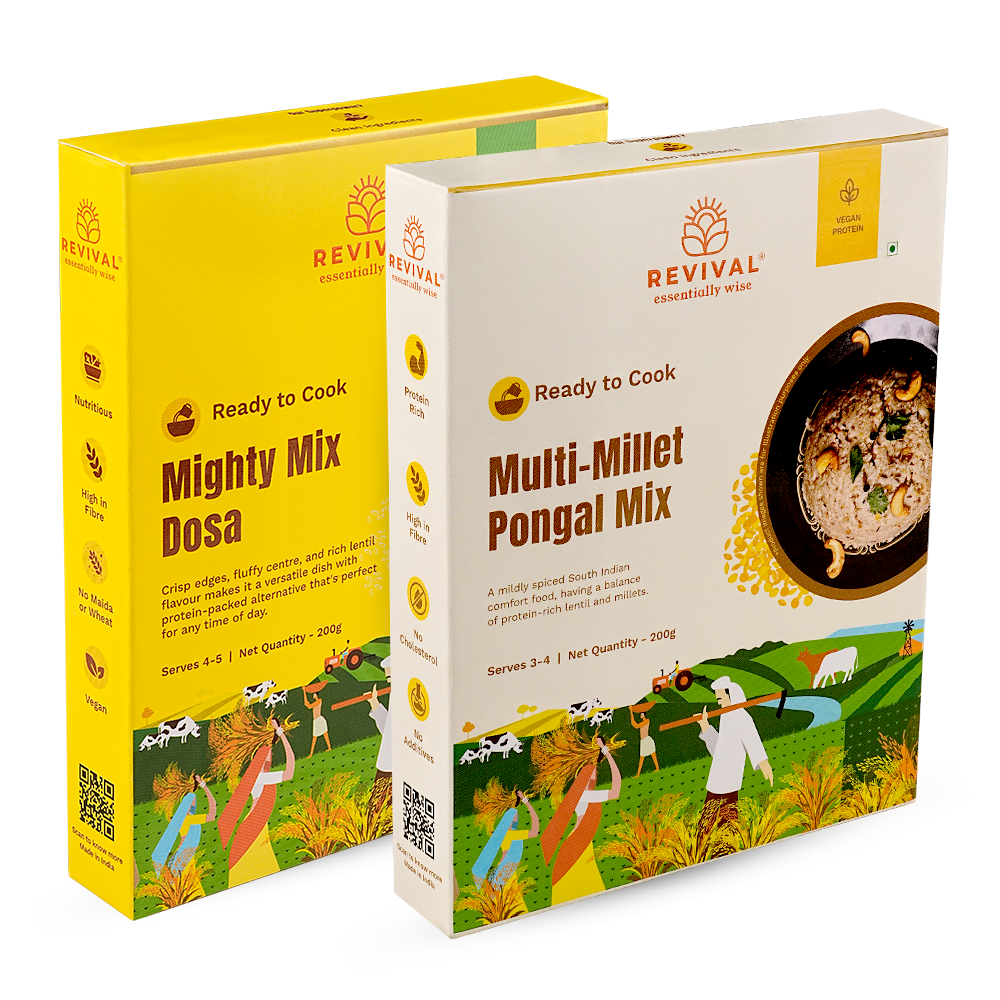 Multi-Millet Pongal Mix with Dosa