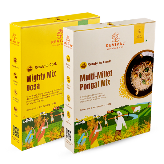 Multi-Millet Pongal Mix with Dosa