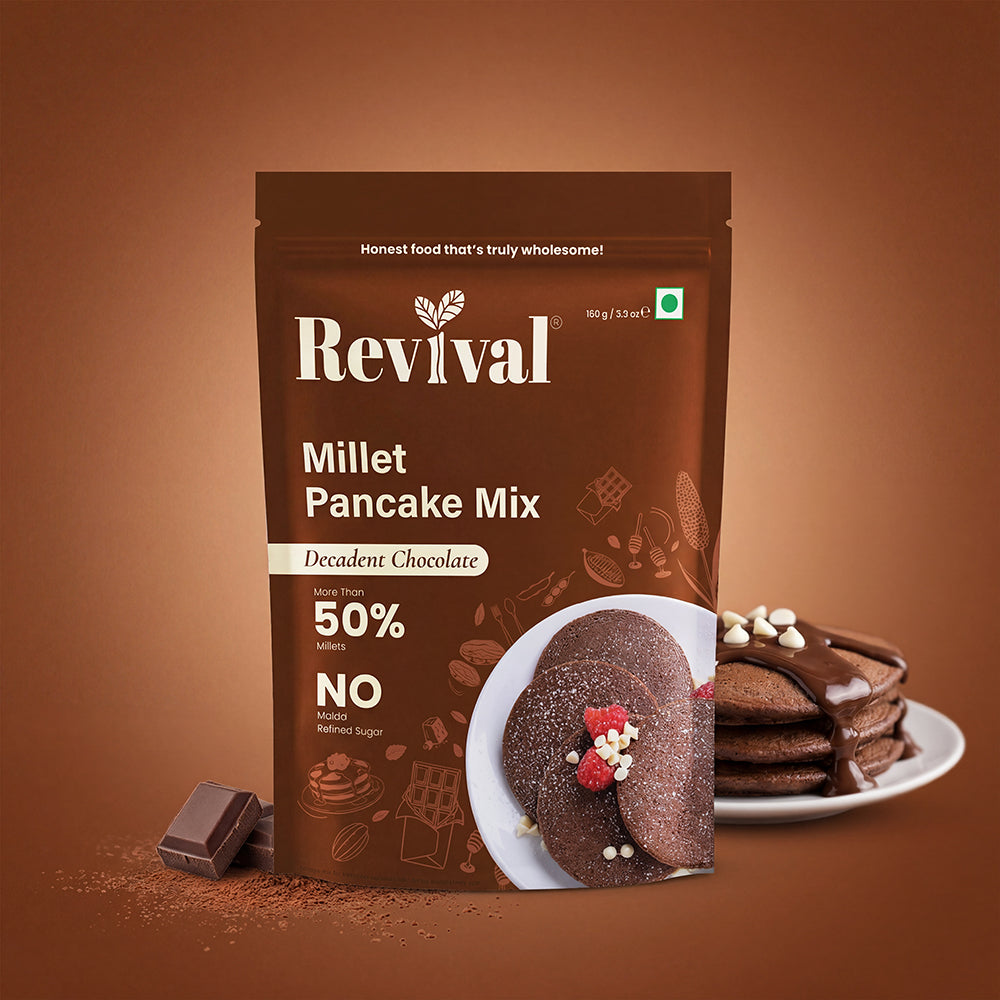 Millet Pancake Mix - Decadent Chocolate
