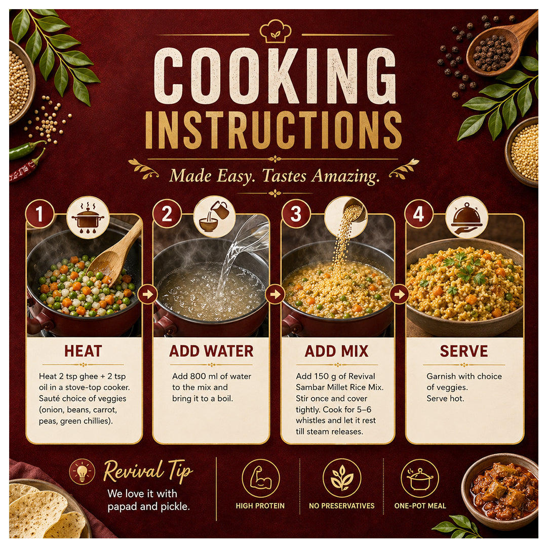 Sambar Millet Rice Mix