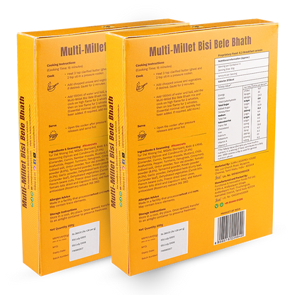 Multi-Millet Bisi Bele Bhath Pack Of 2