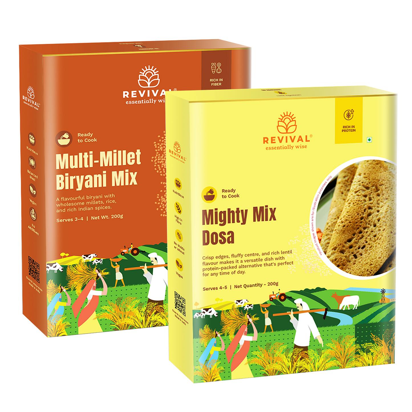 Multi-Millet Biryani Mix with Dosa