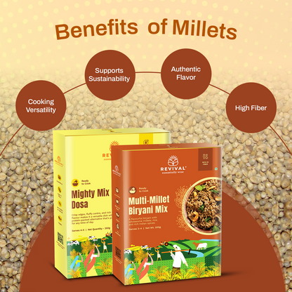 Multi-Millet Biryani Mix with Dosa