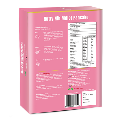 Nutty Nib Millet Pancake Mix Pack Of 2