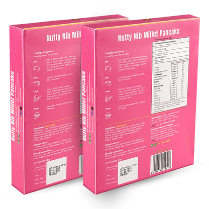 Nutty Nib Millet Pancake Mix Pack Of 2