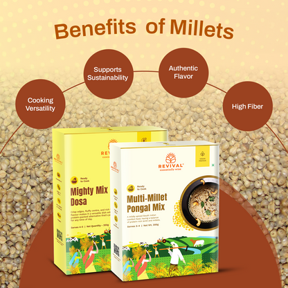 Multi-Millet Pongal Mix with Dosa