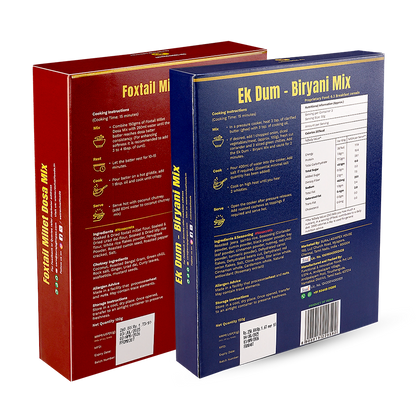 Ek Dum - Biryani Mix with Foxtail Millet Dosa Mix