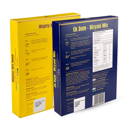 Ek Dum - Biryani Mix with Mighty Mix Dosa