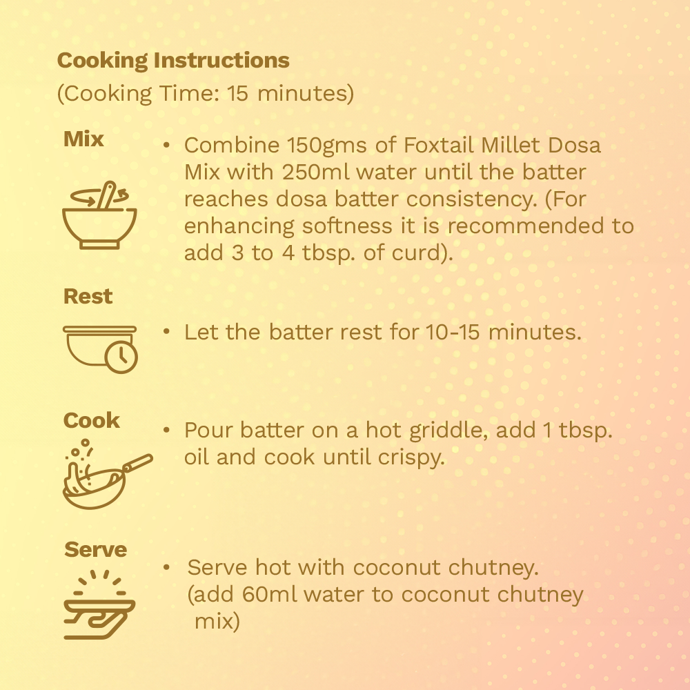 Foxtail Millet Dosa Mix