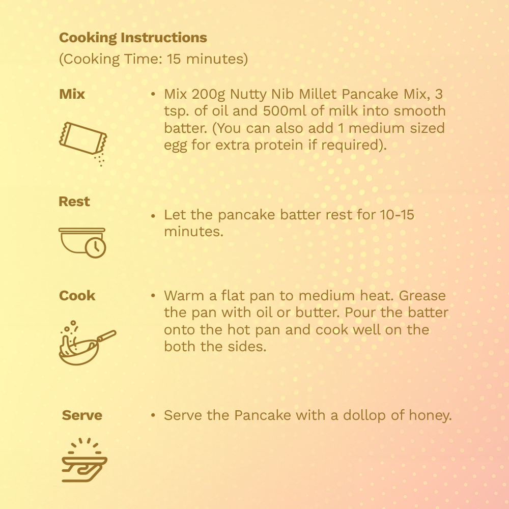 Nutty Nib Millet Pancake Mix