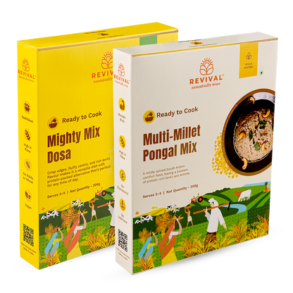 Multi-Millet Pongal Mix with Dosa